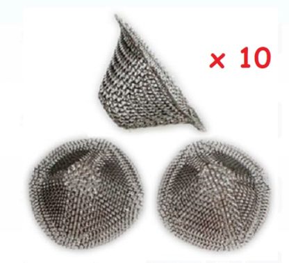 t740 cone mesh filters x 10