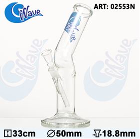 art02553n Bong Glass Wave Bolt 33cm