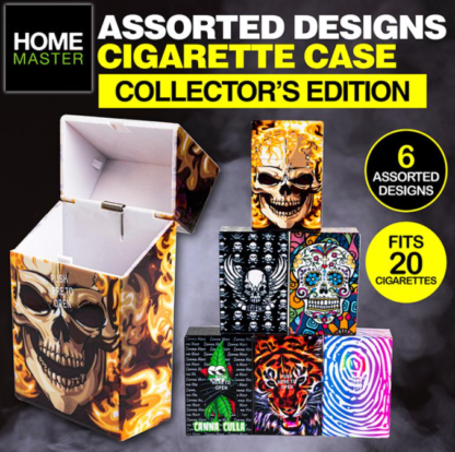 assorted designs case fits 20 cigs