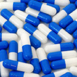 empty capsules blue white 1