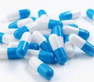 empty capsules blue white