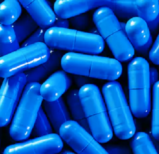 empty capsules dark blue