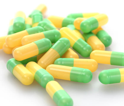 empty capsules lime green fluro yellow 1