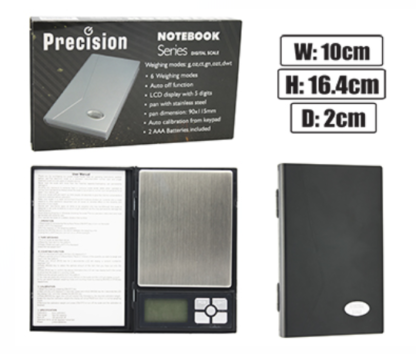 wd165 Precision Notebook Digital Scale 200 x 0.01g