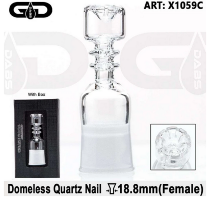 x1059c Domeless Quartz Nail for Oil Bongs Female 18.8mm