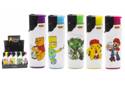 y183 character print refillable windproof lighters