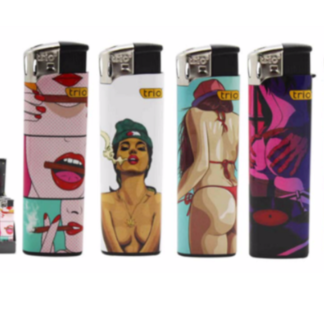 y186 sexy lady normal flame disposable lighters