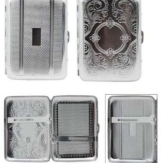 cig470 metal cigarette case holds 16 cigs