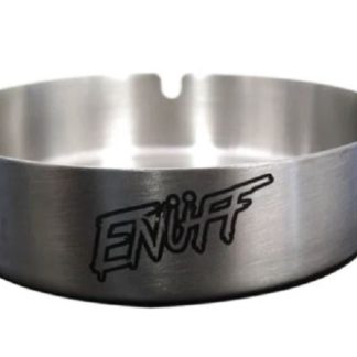 enuff stainless steel ashtray 12cm
