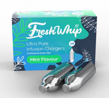 Freshwhip mint flavour cream chargers 10pk