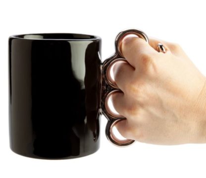 knuckle duster ceramic mug 3