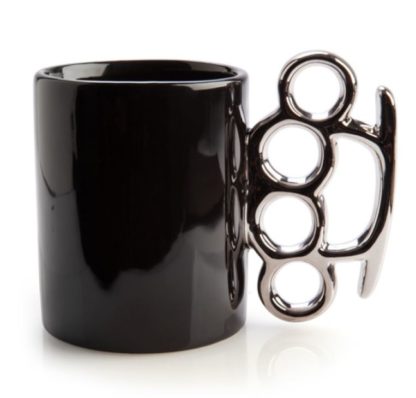 knuckle duster ceramic mug