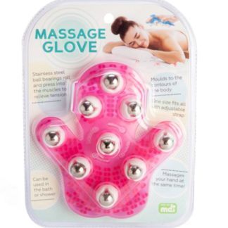 massage glove pink