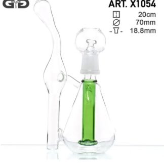 x1054 mini gg bubbler recycler green
