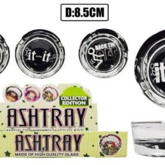 ash143 fu glass ashtray
