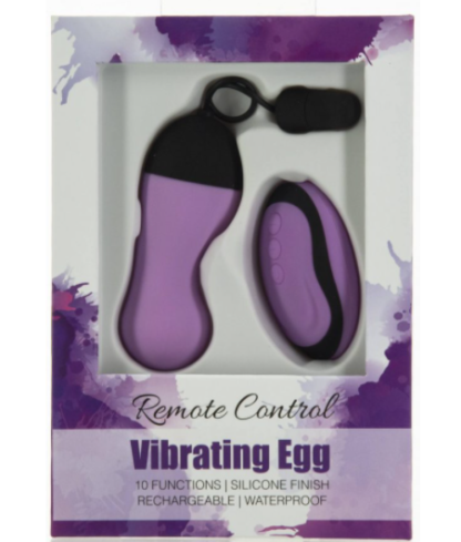 57415 Powerbullet Remote Control Egg 10 Function Purple