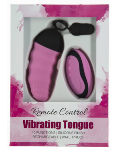 57516 Powerbullet Remote Control Tongue 10 Function Pink