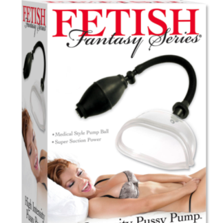 Fetish Fantasy Series High Intensity Pussy Pump – Clear & Black