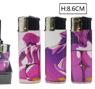 y181 sexy firls disposable jet lighter