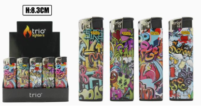 y190 graffiti normal flame disposable lighter