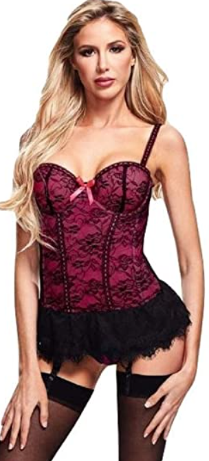 Baci Lingerie Bustier and Gstring