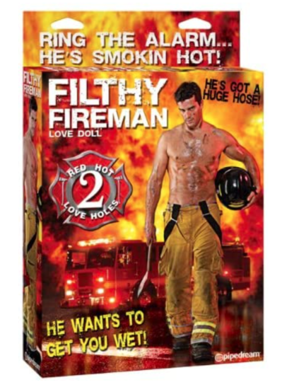 Pipedream Filthy Fireman Blow Up Doll