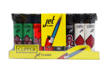 CLIPPER JET FLAME CARD SUITS
