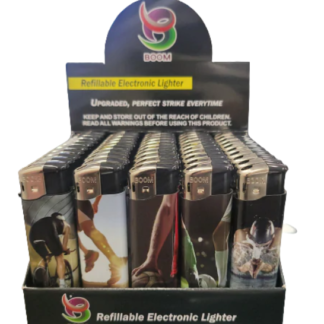 Electronic Flame REFILLABLE LIGHTER TRAY 50PK Sports