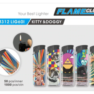 Flameclub Lighters Kitty and Doggy 50pk