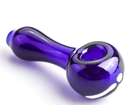 Spoon Pipe Glass Assorted Colors