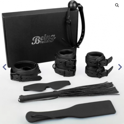 bondage kit for beginners by Being Fetish black