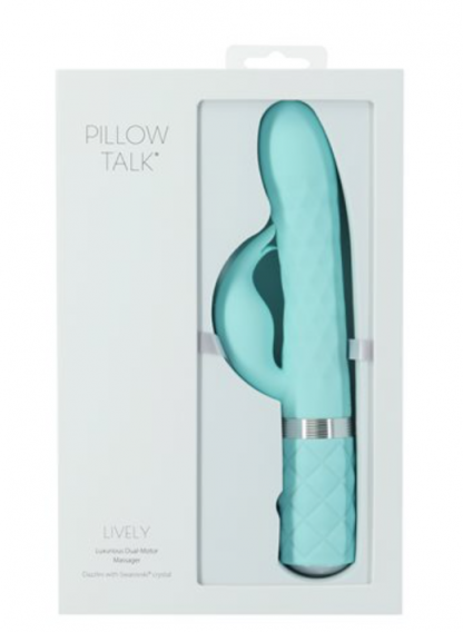 pillow talk lively blue