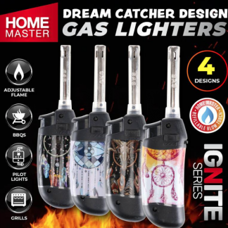 Lighter Gas Compact Kitchen & Barbeque Refillable – Assorted Dream Catcher Designs
