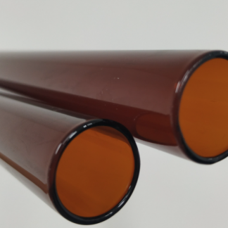 Tubing Transparent Borosilicate Glass Tube Tubing – 600mm BROWN