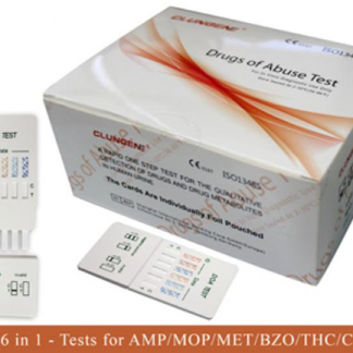 6 In 1 Drug Test Kit (AMP, MOR, MET, BZO, THC, COC) 25 (Exp 05-02-24) dt03