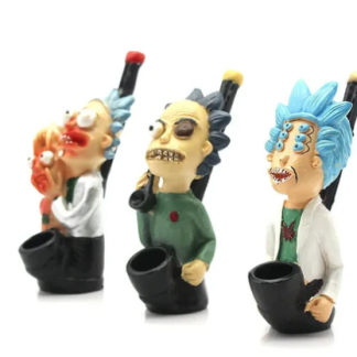 Rick and Morty Resin Standing Smoking Pipe 11cm