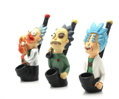 Rick and Morty Resin Standing Smoking Pipe 11cm