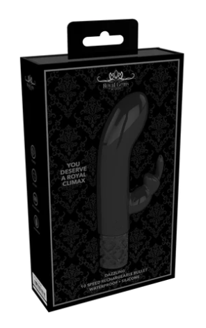 Dazzling – Rechargeable Silicone Bullet – Black
