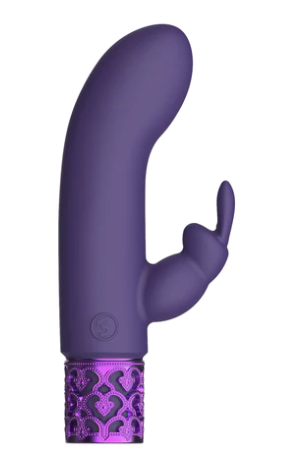 Dazzling – Rechargeable Silicone Bullet – Purple b