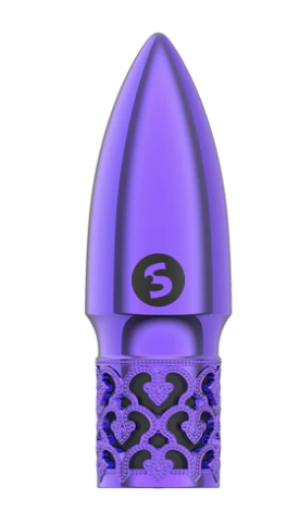 Glitter – Rechargeable ABS Bullet – Purple a