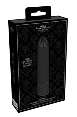 Imperial – Rechargeable Silicone Bullet – Black