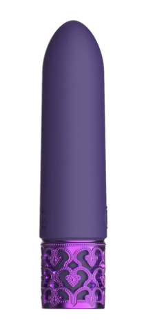 Imperial – Rechargeable Silicone Bullet – Purple b