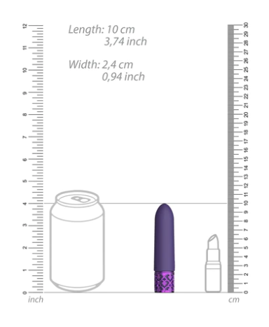 Imperial – Rechargeable Silicone Bullet – Purple d