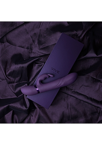 Nari – Vibrating and Rotating Wiggle G-Spot Rabbit – Purple VIVE053PURh
