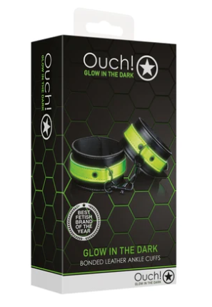 OU749GLO Ankle cuffs – Glow in the Dark
