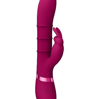 Sora – Up & Down Stimulating Rings, Vibrating G-Spot Rabbit – Pink VIVE054PNK