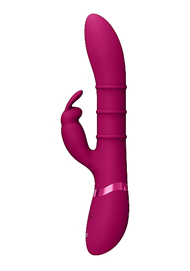 Sora – Up & Down Stimulating Rings, Vibrating G-Spot Rabbit – Pink VIVE054PNKe
