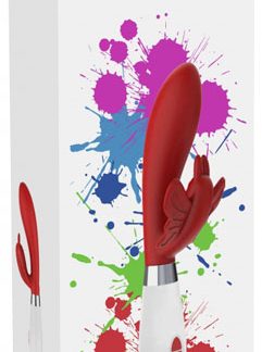 LUM004RED-Alexios – Ultra Soft Silicone – 10 Speeds – Red