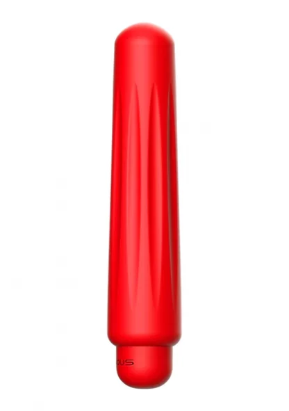 LUM011RED-Delia – ABS Bullet With Silicone Sleeve – 10-Speeds – Red4