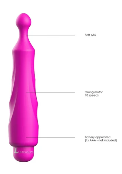 LUM012FUC-Dido – ABS Bullet With Silicone Sleeve – 10-Speeds – Fuchsia4